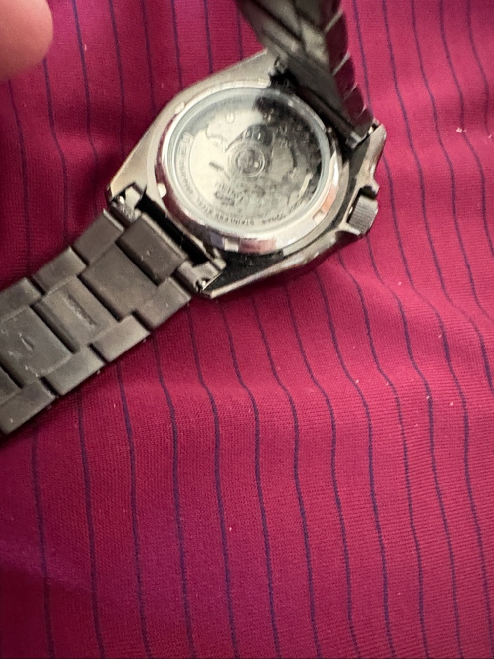 Seiko Black Submariner Automatic Diver Watch - Picture 4 of 4